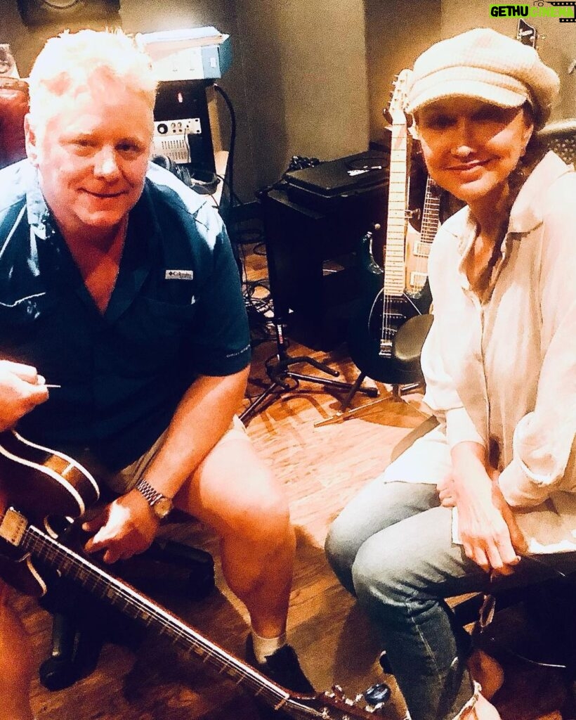 Pam Tillis Instagram - I’ve written some of my best songs with this guy. Thanks Jimmy Ritchey for cutting “How’s That Working Out For You“ with George Dearborn, Texas CMA Artist of the Year. And bonus - I got to put harmonies on it! I love singing harmony. I paid for my first little house as a jingle and background vocalist and I’m so happy when I get to still use that part of my brain. Call me if you need me! #texascountry
