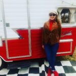 Pam Tillis Instagram - This little baby was parked in my neighborhood today. Wish Santa would bring me one just like it! I’d haul it up to the road to my shows at the Alhambra theatre in Hopkinsville, KY on Dec 10 and the Mulehouse in Columbia, TN on Dec 23. Last two shows of the year!!! #cannedham #tincan #glamping #countrychristmas #tennesseechristmas