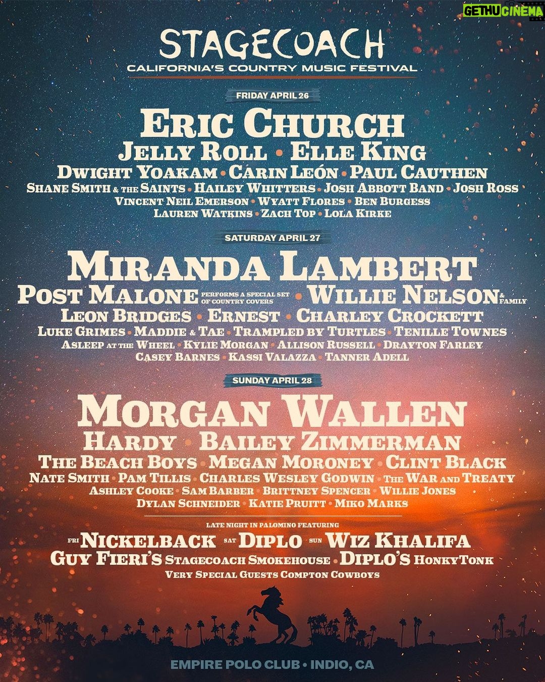 Pam Tillis Instagram - See y'all at @stagecoach 2024! Get the gang and grab your passes Friday, September 15 starting at 11am PT 🐎 Stagecoach Festival