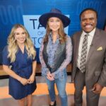 Pam Tillis Instagram - Thanks to @talkofthetown_nc5 @weatherheather_nc5 @lelanstatomnc5 on NewsChannel 5 for having me this week and @ericrocksnash for having me in @fox17online this morning! See y’all tonight at @citywinerynsh! Ticket link in bio. 🎟️ City Winery Nashville