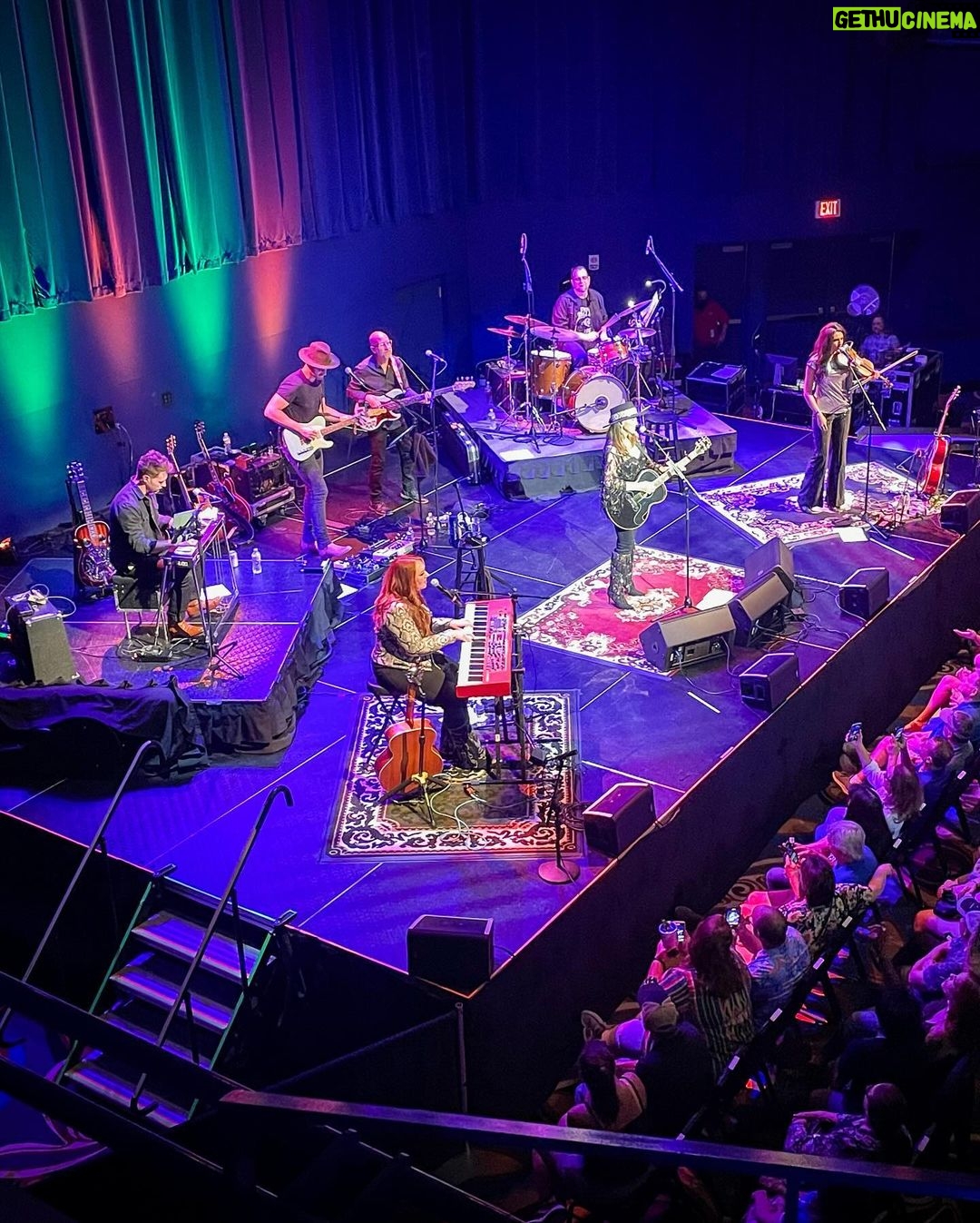 Pam Tillis Instagram - This has been such good musical chemistry!!! Everyone has been a complete pleasure both on and off the stage. The rest of the year is either acoustic trio or teaming up with my trio Ivy and Haley and my co-bills core musicians for super bands with @lorriemorgan_official for a few more select dates and then the Christmas run with @philvassar .. so that’s the game plan Anyway, back to these wonderful folks. We started the year with the country cruise in January and went out with a bang and grooving good time in Wilmington NC. I can’t wait to reconvene early next year and build on the repertoire we’ve started. Love you all!