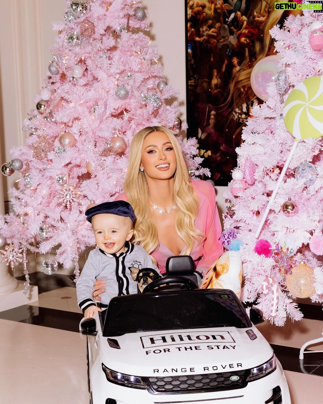 Paris Hilton - 773.3K Likes - Christmas felt so much more complete with my babies in the house 👼🏼🎄✨ I hope you are all surrounded by love this holiday season ❤️