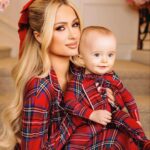 Paris Hilton Instagram - Merry Christmas from the Hilton-Reums! 🎁🎄 At the beginning of 2023, I could never have imagined the happiness and gratitude I would feel in this moment ❤️ My beautiful family of four, my fairytale dream come true! ✨🥹 Beverly Hills, California