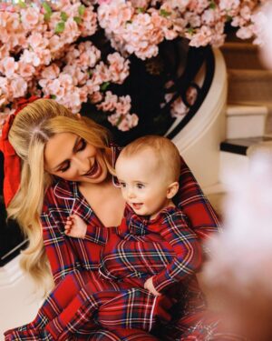 Paris Hilton Instagram - Merry Christmas from the Hilton-Reums! 🎁🎄 At the beginning of 2023, I could never have imagined the happiness and gratitude I would feel in this moment ❤️ My beautiful family of four, my fairytale dream come true! ✨🥹