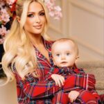 Paris Hilton Instagram - Merry Christmas from the Hilton-Reums! 🎁🎄 At the beginning of 2023, I could never have imagined the happiness and gratitude I would feel in this moment ❤️ My beautiful family of four, my fairytale dream come true! ✨🥹 Beverly Hills, California