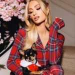 Paris Hilton Instagram - Merry Christmas from the Hilton-Reums! 🎁🎄 At the beginning of 2023, I could never have imagined the happiness and gratitude I would feel in this moment ❤️ My beautiful family of four, my fairytale dream come true! ✨🥹 Beverly Hills, California