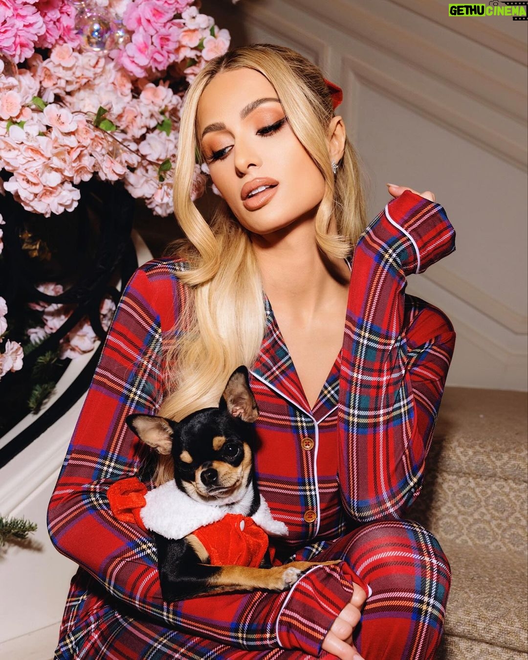 Paris Hilton - 2.7 Million Likes - Merry Christmas from the Hilton-Reums! 🎁🎄 At the beginning of 2023, I could never have imagined the happiness and gratitude I would feel in this moment ❤️ My beautiful family of four, my fairytale dream come true! ✨🥹