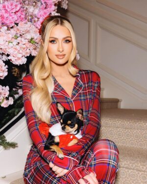 Paris Hilton Instagram - Merry Christmas from the Hilton-Reums! 🎁🎄 At the beginning of 2023, I could never have imagined the happiness and gratitude I would feel in this moment ❤️ My beautiful family of four, my fairytale dream come true! ✨🥹