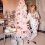 Paris Hilton Instagram - Happy almost #Slivmas! ✨✨I can’t believe I get to share the magic of the holidays with both my babies for the first time! 💖💙🥹 How are you celebrating Slivmas? 🎅🏻🎄 #Sliving