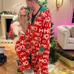 Paris Hilton Instagram - Happy almost #Slivmas! ✨✨I can’t believe I get to share the magic of the holidays with both my babies for the first time! 💖💙🥹 How are you celebrating Slivmas? 🎅🏻🎄 #Sliving