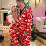 Paris Hilton Instagram - Happy almost #Slivmas! ✨✨I can’t believe I get to share the magic of the holidays with both my babies for the first time! 💖💙🥹 How are you celebrating Slivmas? 🎅🏻🎄 #Sliving