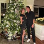 Paris Hilton Instagram - Happy almost #Slivmas! ✨✨I can’t believe I get to share the magic of the holidays with both my babies for the first time! 💖💙🥹 How are you celebrating Slivmas? 🎅🏻🎄 #Sliving