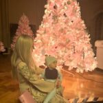 Paris Hilton Instagram - Celebrating our baby girl London with a pink Christmas! 💕💕🎄💕💕