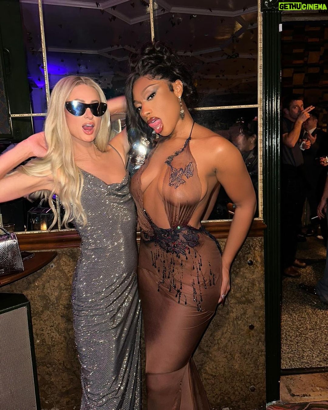 Paris Hilton Instagram - Sliving at the @GQ party last night @TheeStallion.ππΌππ½ Love her!π₯° Such a Queen! π So sweet, fun, real and beautiful inside and out!π #ThatsHot π₯ #AquariusRules βοΈ Chateau Marmont