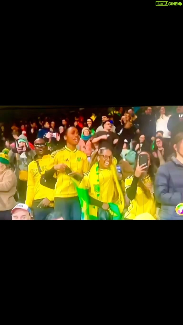 Parisa Fitz-Henley Instagram - πππ€πππ―π²πππ€ Heart bursting! Video description: Various post-match angles of fans cheering in stands and players on a football pitch as members of Jamaicaβs βReggae Girlzβ football team, Brazilβs football team, and coaches process the results of the match. Several players are crying either in sadness or joy. Repost @kaminajsmith ππ WE ARE THROOOOOOUGH!!! PROUD BEYOND PROUD!!!! #BeyondGreatness #DeterminedWarriors Our Girlz have made History upon History upon History!! π―π²π―π²π―π²π€πππ€ππβ½οΈπβ½οΈπβ½οΈ