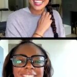Parisa Fitz-Henley Instagram - CO-CREATION BIRTHDAY LIVE!! 🥳🙏💡✨✨✨ Thanks to all who jumped on for a chat, meditation and 90 minute deep work session! You made my day!! Video description: Me and @thevalidvictorian on an IG Live, smiling at each other via the camera. We are each sitting at a desk with a bit of the rooms we are in behind us.