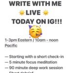Parisa Fitz-Henley Instagram - It’s my birthday today and I’m doing things that bring me JOY! 🤩☀️🙏 I’ve seen MAGIC happen from virtual co-writing. And it’s not just me. Everyone I’ve talked with about it has said that it’s hard to explain the feeling, the energy, that’s present — even though you might be physically a continent away from those you’re ‘with’. In thinking of what I might do today to celebrate being alive this was one of the things that came to mind and kept blinking. ✨💡✨ What do I love? What brings me joy? Creating in tandem with others! Soooo, if you wish to step into this stream with me, please do! I’ll chat a bit at the top and at the end but there will be a 90 minute period in the middle that’s just me sitting at my desk writing (and maybe stretching and probably taking a pee break — off camera 🥸). When I do this with others on zoom I usually turn my self-view off and enjoy having their face or faces on screen just to the side of what I’m working on. So I’m providing my face. ☺️ This practice has helped me move through feelings of stuckness in my writing (I don’t like the term writers block, we are always in process whether we sense movement or not). And epiphanies have come through over and over. Plus it’s such a great reminder of the power of what’s not visible, but so valuable, between us. Thank you, Pandemic? 🥴✨ Thank you @adriennerosewhite and @loriltharps AKA @readwriteandcre8 for your incredible writing inspiration (y’all follow these ladies!) and @thevalidvictorian & @peteroconnorpoc for helping me prove this works! Video description: Screen capture of a Notes app note that reads (with some typed while playing) — “WRITE WITH ME ☀️LIVE ☀️ TODAY ON IG!!! (Or paint or journal or nap or…) 1-3pm Eastern / 10am - noon Pacific — Starting with a short check-in — 5 minute focus meditation — 90 minute deep work session — Short debrief Co-writing virtually has done wonders for my creative projects — and my happiness! I’m so happy to share the experience. 😄 Hope to ‘see’ you soon!”