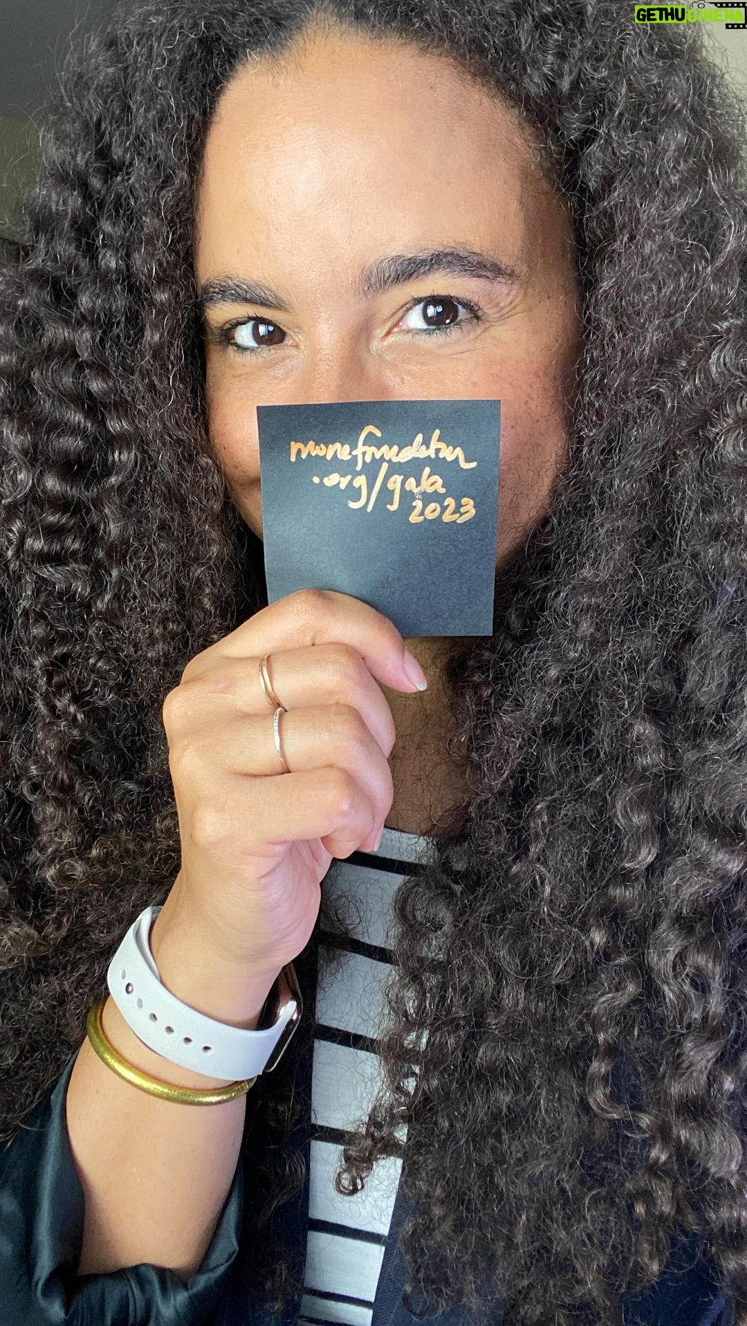 Parisa Fitz-Henley - 893 Likes - We’re doing it again!! @rainnwilson and I will be cohosting the annual @themonafoundation gala online! I’m so excited for folks to see what I’ve been getting to see — truly mind-blowing, soul stirring stories of the lives of young people worldwide that are blossoming and thriving with Mona’s support. This is not about donations — tho they’re deeply appreciated if you’re able to invest with us! This is a celebration of this work, a chance to spread great news, a chance to learn about what’s possible in the world when we work together for the good of all. The theme is Alone a Drop, Together a Surging Sea. That’s the truth. 🌊 Hope to see you there! Sat Sept 23, 11am pacific, 2pm eastern, 6pm GMT. 📚✨ More info and registration at monafoundation.org/gala2023
I’m so excited for folks to see what I’ve been getting to see — truly mind-blowing stories of the lives of young people worldwide that are blossoming and thriving with Mona’s support. This is not about donations — tho they’re deeply appreciated if you’re able to invest with us! This is a celebration of this work, a chance to spread great news, a chance to learn about what’s possible in the world when we work together for the good of all.
#GenderEquality #International #Education #GirlsEducation
Image/Video description: me, a brown skinned woman with dark brown hair and eyes. I’m wearing a dark blazer over a white and black striped shirt and looking directly to camera. In the photo I am holding a black post it that reads monafoundation.org/gala2023