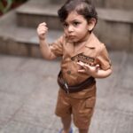 Parvathy R Krishna Instagram - Here is the beginning of Achuttan’s Birthday post..Can’t thank enough @mini_kup , Nishi for the amazing outfit ..You made Achukuttan’s day ..❤️❤️❤️