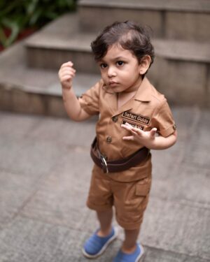 Parvathy R Krishna Instagram - Here is the beginning of Achuttan’s Birthday post..Can’t thank enough @mini_kup , Nishi for the amazing outfit ..You made Achukuttan’s day ..❤️❤️❤️