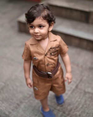 Parvathy R Krishna Instagram - Here is the beginning of Achuttan’s Birthday post..Can’t thank enough @mini_kup , Nishi for the amazing outfit ..You made Achukuttan’s day ..❤️❤️❤️
