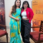 Parvathy Saran Instagram - Back to interviews… @priyankaamohanofficial for #CaptainMiller in theatres on Jan 12 💥 @galattadotcom Hyatt Regency Chennai