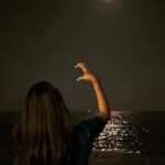 Parveen Instagram - My another half 🌙✨ . . . #moonlight #moon #peaceofmind #instagood #instagram #insta #instadaily #trending #parveenofficial