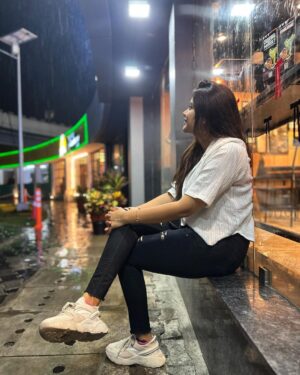 Parveen Instagram - There is no better smell than,
Earth after a heavy rain!!🌧️🤍