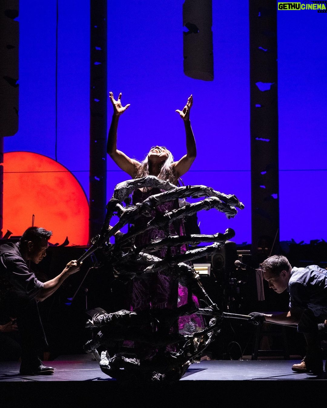 Patina Miller Instagram - ITW closing today on broadway...😩🥹😂 This show came to me at the most perfect moment....Grateful for the experience...blessed beyond to have had the wonderful opportunity to create with some of the most spectacular humans and have all the fun while doing it...feels weird this beautiful show is closing on broadway, but Im so excited for all who get to see my friends on this incredible tour in a few weeks! I have so many wonderful moments I could share about working on this project, and I will chile, cuz baby, we had ALL the fun!!! BUT..the joy, love, respect, and PLAY was the secret sauce that made this production FLY! I will never forget my moment in the woods! Love to my brilliant cast on their last bows today...❤️❤️❤️❤️