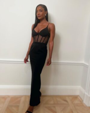 Patina Miller Instagram - Great night 💕💕 #equalitynowgala thanks @ms.ktgray for being my date tonight! 

Glam deets: 
Makeup: @rebeccarestrepo
Hair: @frankiecalire 
Stylist: @elizayerry 
Tailor: @modernstitchtailoring