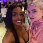 Patina Miller Instagram - Great night 💕💕 #equalitynowgala thanks @ms.ktgray for being my date tonight! Glam deets: Makeup: @rebeccarestrepo Hair: @frankiecalire Stylist: @elizayerry Tailor: @modernstitchtailoring