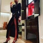 Patina Miller Instagram - Thank you @baccarathotels for hosting such a beautiful evening in your gorgeous space! What a way to celebrate finishing the marathon and my birthday! The best night with friends and family ❤️❤️ (who sings doooown!) Cheers 🥂#ad #birthday #marathoner #bestnight #sosore Baccarat Hotel New York