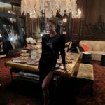 Patina Miller Instagram - Thank you @baccarathotels for hosting such a beautiful evening in your gorgeous space! What a way to celebrate finishing the marathon and my birthday! The best night with friends and family ❤️❤️ (who sings doooown!) Cheers 🥂#ad #birthday #marathoner #bestnight #sosore Baccarat Hotel New York