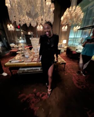 Patina Miller Instagram - Thank you @baccarathotels for hosting such a beautiful evening in your gorgeous space! What a way to celebrate finishing the marathon and my birthday! The best night with friends and family ❤️❤️ (who sings doooown!) Cheers 🥂#ad #birthday #marathoner #bestnight #sosore
