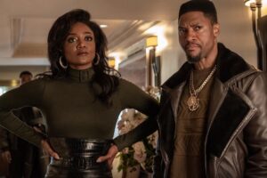 Patina Miller Instagram - Damn. We got to this finale real fckn fast.. 😩
Get reeeeeeeeeeeeady!!! 

Tomorrow night 12:01 am on the #starz app! Ep. 210 written by @pennsascha, @najarayne and directed by @realrobhardy...🔥🔥

Enjoy these photos then tell me your predictions!! 👀🙏🏾❤️#raisingkanan