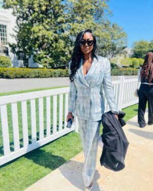 Patina Miller Instagram - White House Easter Egg Roll earlier this week. Thank you @ericaploewe for inviting us to the celebration!! My baby had the best time..we all did! 💕💕