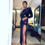Patina Miller Instagram - Thank you @baccarathotels for hosting such a beautiful evening in your gorgeous space! What a way to celebrate finishing the marathon and my birthday! The best night with friends and family ❤️❤️ (who sings doooown!) Cheers 🥂#ad #birthday #marathoner #bestnight #sosore Baccarat Hotel New York
