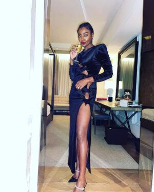Patina Miller Instagram - Thank you @baccarathotels for hosting such a beautiful evening in your gorgeous space! What a way to celebrate finishing the marathon and my birthday! The best night with friends and family ❤️❤️ (who sings doooown!) Cheers 🥂#ad #birthday #marathoner #bestnight #sosore