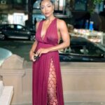 Patina Miller Instagram - Weekend was fun! Thank you @harpersbazaarus and @bloomingdales for the vibes friday night and @codyrenard for being my date! 🔥 Thanks for dressing me for your show @altuzarra 🙌🏾❤️ it was everything! Loved having a mini #nyfw moment in the midst of the beautiful chaos that is my life at the moment..Went back to the woods at the St James for my new weekend show sched..then topped it off with 13 miles this morning, family time, and #raisingkanan ep.5! Thanks to my glam from Fri: @touched_by_tiff, @amandawilsonmakeup, and @elizayerry, and Sat courtesy of @touched_by_tiff and @reneegarnes ❤️💄💇🏽‍♀️💃🏾📸