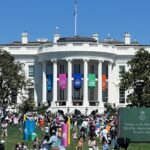Patina Miller Instagram – White House Easter Egg Roll earlier this week. Thank you @ericaploewe for inviting us to the celebration!! My baby had the best time..we all did! 💕💕 White House Washington DC