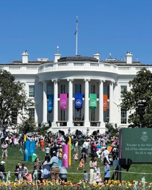 Patina Miller Instagram - White House Easter Egg Roll earlier this week. Thank you @ericaploewe for inviting us to the celebration!! My baby had the best time..we all did! 💕💕