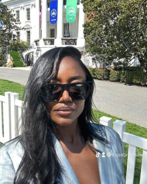 Patina Miller Instagram - White House Easter Egg Roll earlier this week. Thank you @ericaploewe for inviting us to the celebration!! My baby had the best time..we all did! 💕💕