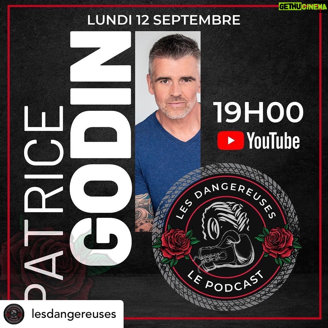 Patrice Godin Instagram - Hâte de jaser avec @lesdangereuses 😎 @cynthiagauthier @marieevedicaire 🔥 Posted @withregram • @lesdangereuses ENFIN ! On vous annonce que notre premier invité sera Patrice Godin !!!! On a bien hâte de le recevoir et de vous présenter le concept du podcast ! 🤩🤩🤩