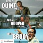 Patrice Godin Instagram - 🎄🦈🎄 Posted @withregram • @thedailyjaws Wishing all JAWS fans around the world a very merry Quintmas, a Hooper new year to every Brody! We drink to your legs! 🦵🍻🦈 ➡️follow @thedailyjaws⬅️ ➡️follow @thedailyjaws⬅️ ➡️follow @thedailyjaws⬅️