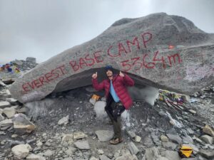 Paul Denino Instagram - Mount everest base camp. 18k feet in altitude, 8 days to climb and reach this point.
