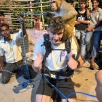Paul Denino Instagram - Monkey on my head in a slum in india Delhi, India