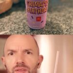 Paul Scheer Instagram - Today I tried a McDonalds Grimace Shake. Will I survive?