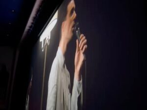 Paul Scheer Instagram - This was my 1st time seeing STOP MAKING SENSE and I immediately want to see it again. What an epic night @vidiots - I love this place so much to see the @talkingheadsofficial with  @kimletgordon // hats off to Maggie McKay and the whole team for bringing movie theater culture to the east side. #stopmakingsense @a24