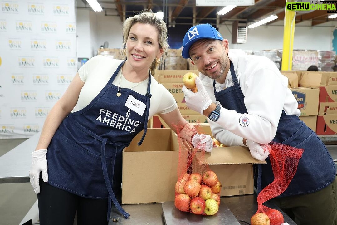 Paul Scheer Instagram - September is #HungerActionMonth, a month dedicated to spreading awareness and taking action to end hunger in America. I love working at @lafoodbank Every action―big or small―is one step closer. @FeedingAmerica and @LAFoodBank due great work. Join me and visit feedingamerica.org/hungeractionmonth to learn how you can help. (Also if anyone is going to to say don’t post about volunteering - rest assured that they asked us too so more people can find out about it. 😎) L.A. Food Bank