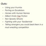 Paul Scheer Instagram - My Ins and Outs for 2024